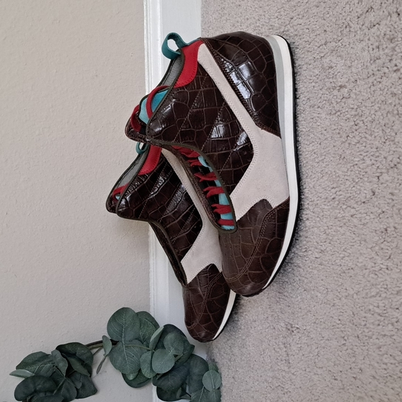 Aliveshoes $B$ CU$TOM RUNNER-BASKET HYBRID By Sacha Raeburn size 7 - Picture 2 of 14